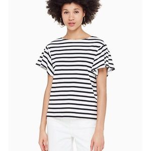 Kate Spade striped cotton shirt size L